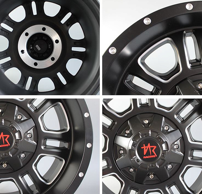 картинка Новые диски Racing 4x4 R17 6x114,3 ET12 J9 черный мат магазин  StreetTuning 