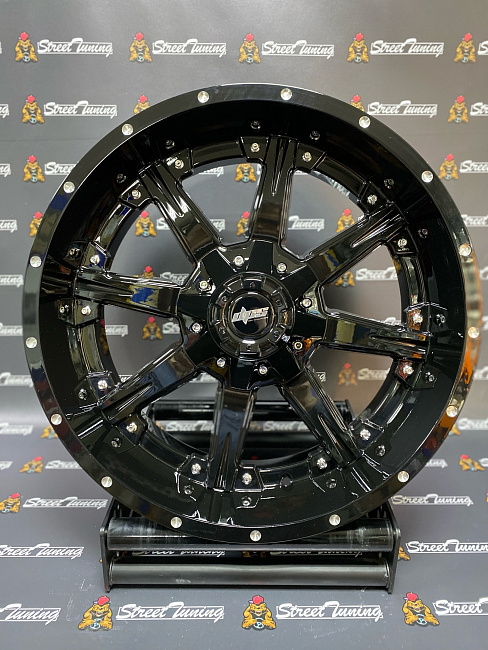 картинка Новые диски DPS R20 J9 ET(-12) 6x139.7/135 Black Gloss магазин  StreetTuning 