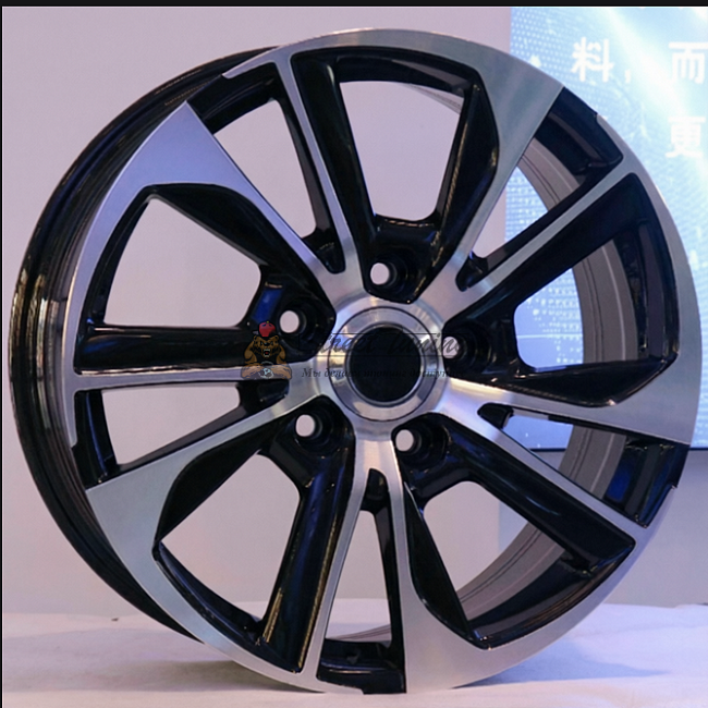 картинка Диски  DWS TY-1611 R18 J8 ET45 5X150 black+polished магазин  StreetTuning 