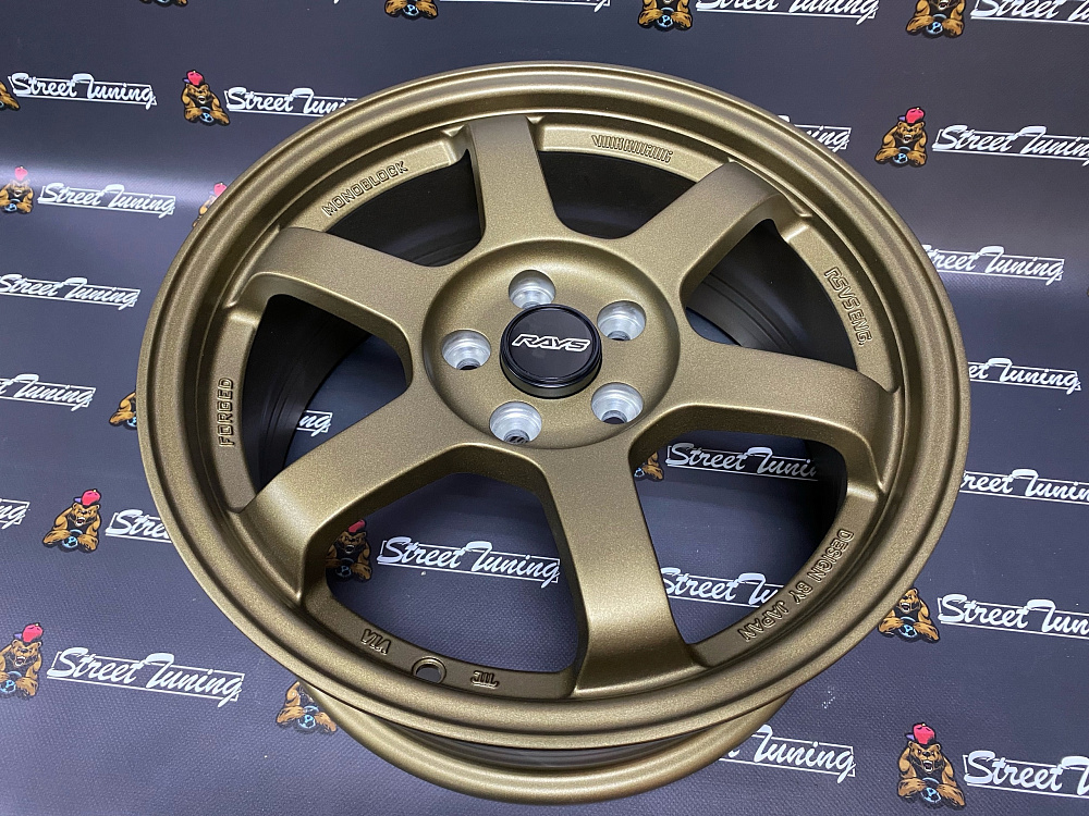 картинка Новые диски Rays TE37 R16 J7 ET35 5x100 Bronze Mat от магазина  StreetTuning
