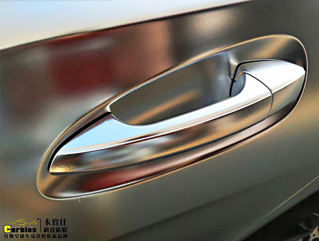 картинка Матовый хром металлик Carbins USA серебро (1.52м х 18м) магазин  StreetTuning 