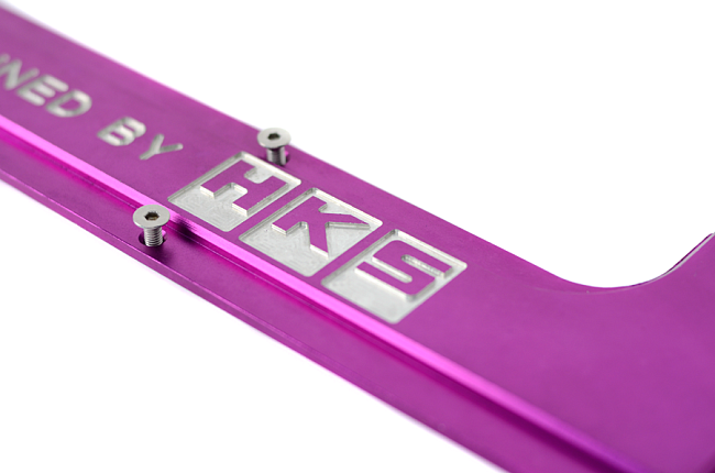 картинка Крышка свечей зажигания HKS style для Mitsubishi с мотором 4G93,4G92,4G91, фиолетовая магазин  StreetTuning 