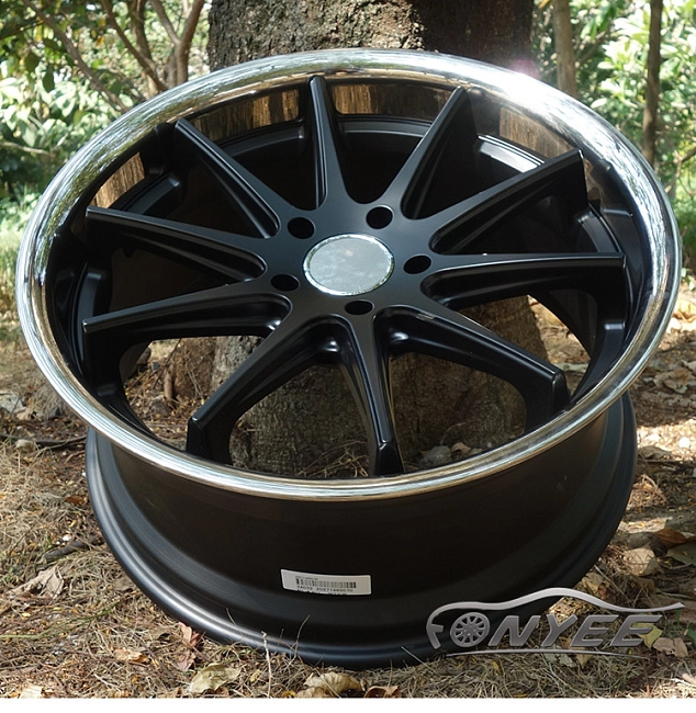 картинка Новые диски Aversus Aurelia R19 J9,5 ET+40 5x114,3 черный + хром полка магазин  StreetTuning 