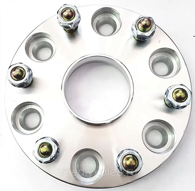 картинка Проставка Starleks 25 мм 6x139.7 12x1.5 цо 67.1 - Silver магазин  StreetTuning 