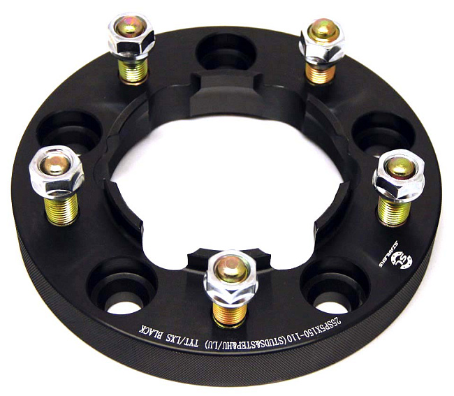 картинка Проставка Starleks 25 мм 5x150 14x1.5 цо 110.1 Black магазин  StreetTuning 