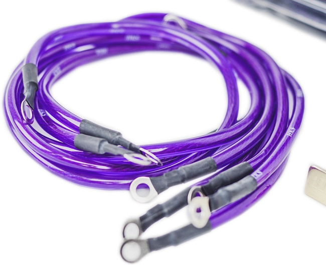 картинка Разминусовка HKS Style, 4 провода, цвет фиолетовый магазин  StreetTuning 