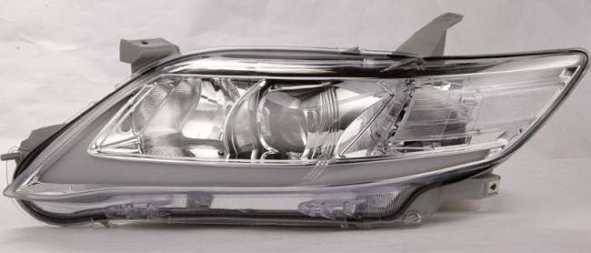 картинка Передние фары для Toyota Camry 2009-2011 г (хром) магазин  StreetTuning 