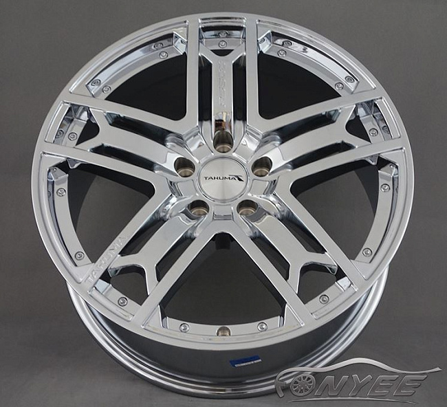 картинка Новые диски Takuma RS600 аналог Kahn RS600 R19 5х114,3 ET40 J8,5 серебро + черный магазин  StreetTuning 