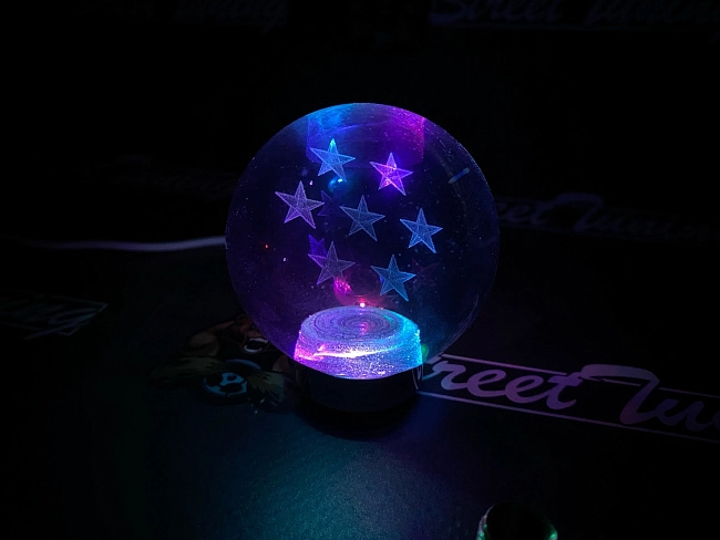 картинка Ручка кпп BALL (ШАР), с подсветкой JDM магазин  StreetTuning 