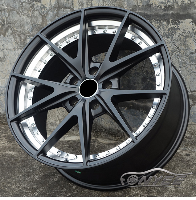 картинка Новые диски HRE S104 реплика R18 5x112 ET35 J8,5 черные магазин  StreetTuning 