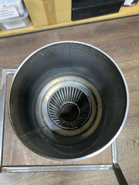 картинка Прямоточная банка HKS Style серии Jasma,D - 63 x 89 мм, L-390 мм магазин  StreetTuning 