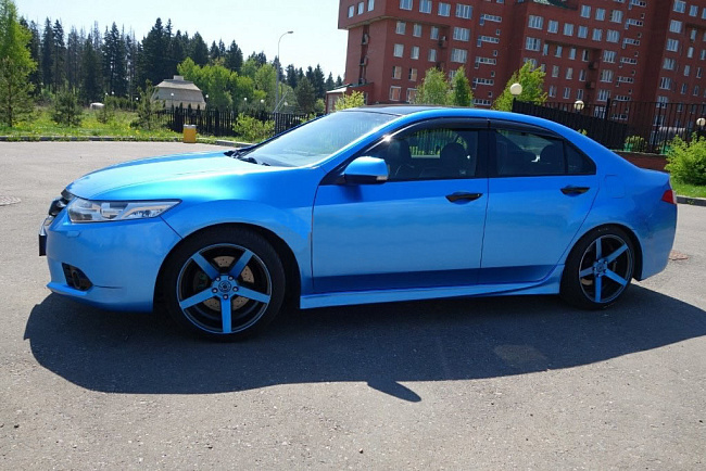 картинка Перламутр глянец металлик светло-синий Carbins USA (1.52м х 18м) магазин  StreetTuning 