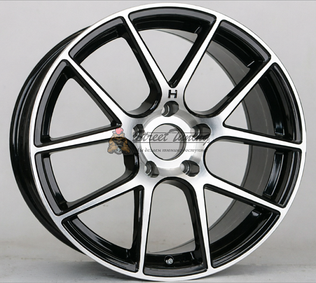 картинка Диски KB101  R18 8J ET30 5X120 Black+Silver магазин  StreetTuning 