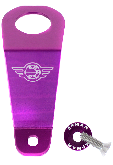 картинка Крепеж радиатора Epman для Honda 92-95 CIVIC EG6 EG9 EG Si цвет фиолетовый магазин  StreetTuning 