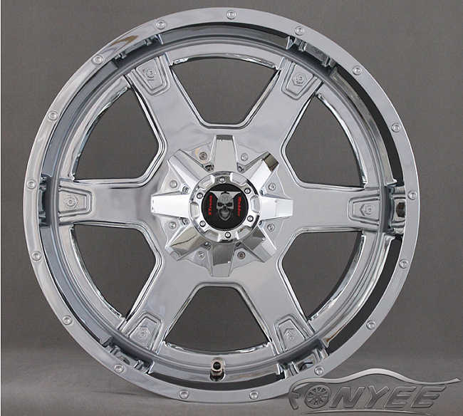 картинка Новые диски XTREME MUDDER 159 R20 5X139,7/5X150 ET5 J9 хром магазин  StreetTuning 