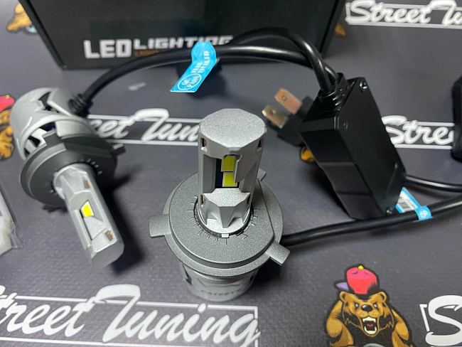 картинка Автомобильные светодиодные лампы FATEEYE F27 Led - H4 6500к магазин  StreetTuning 