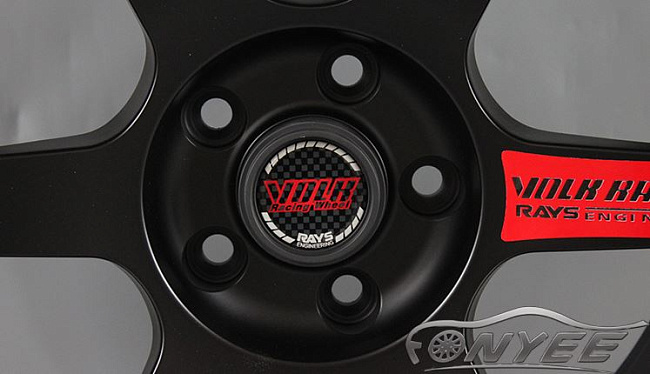 картинка Новые диски Rays TE37 R18 5X108 ET40 J8 черные матовые + хром полка магазин  StreetTuning 