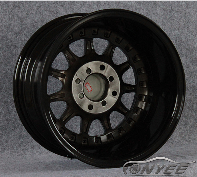 картинка Новые диски Hartge R15 4X100/114,3 ET20 J7 черный + серебро магазин  StreetTuning 