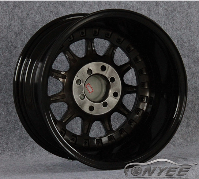 картинка Новые диски Hartge R15 4X100/114,3 ET15 J8 черный + серебро магазин  StreetTuning 