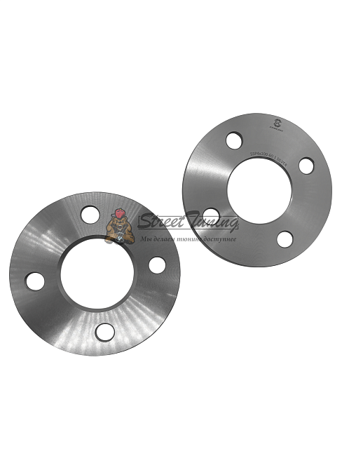 картинка Проставка Starleks 5 мм 4x100 цо 60.1 сквозная Silver магазин  StreetTuning 
