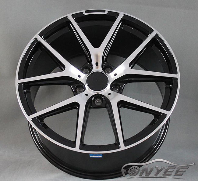 картинка Новые диски Mercedes R20 5X130 ET50 J10 черный + серебро магазин  StreetTuning 