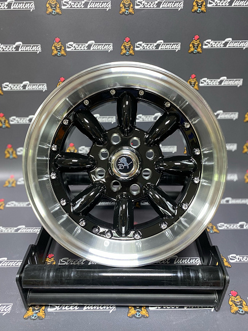 картинка Новые диски Watanabe R13 J7 ET(-7) 4x100/114.3 Black + Silver магазин  StreetTuning 