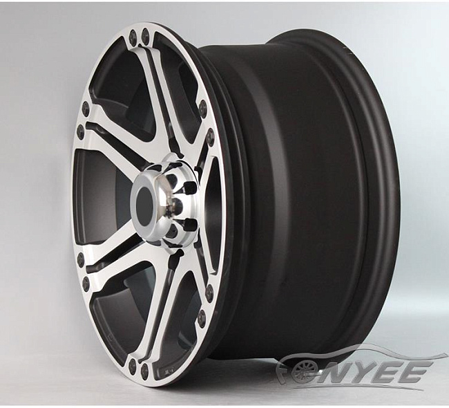 картинка Новые диски MF-959 R16 6X139,7 ET0 J8 черный мат + серебро магазин  StreetTuning 