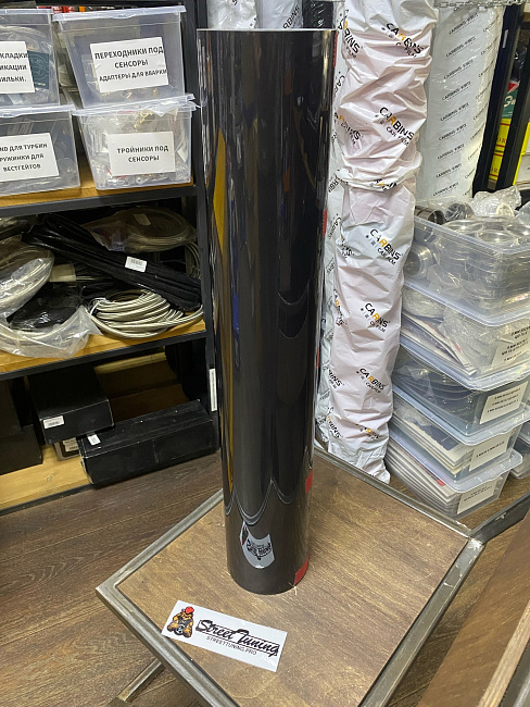 картинка Защитная полиуретановая пленка Carbins для фар PPF светло-черная 60 см магазин  StreetTuning 