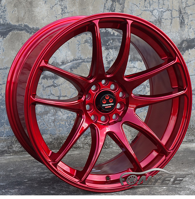 картинка Новые диски Work Emotion Cr-kiwami R18 5x100-5x114,3 ET35 J8,5 красные магазин  StreetTuning 