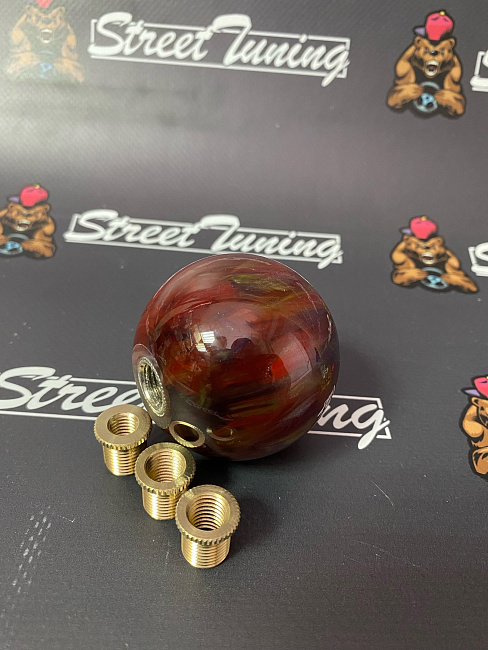 картинка Ручка переключения передач BALL (ШАР), микс цветной перламутр JDM магазин  StreetTuning 