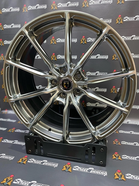 картинка Новые диски HRE DQ015 Flow Forming R19 J8.5 ET35 5x114.3 Hyper Black магазин  StreetTuning 