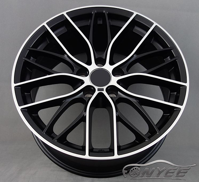 картинка Новые диски BMW Double Spoke 405M R19 5x120 ET30 J8,5 черный мат + серебро магазин  StreetTuning 
