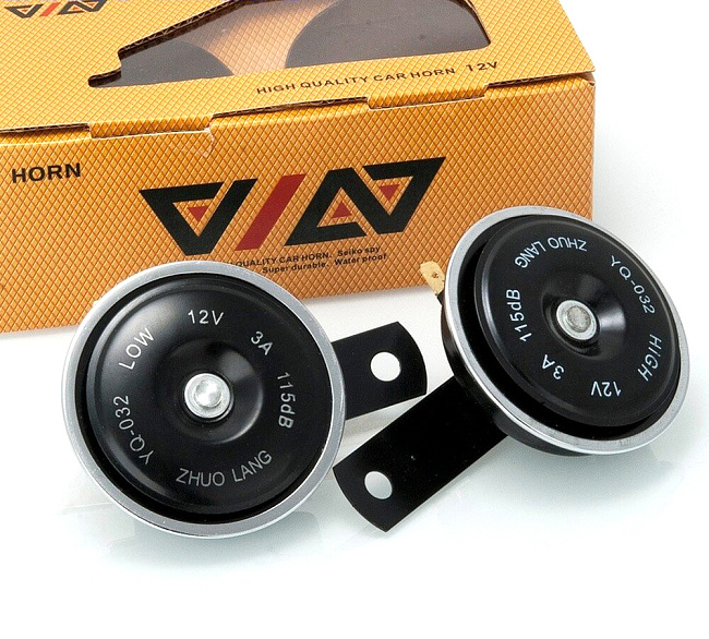 картинка Клаксоны (гудки) универсальные клисический звук магазин  StreetTuning 