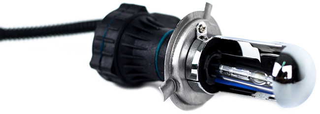 картинка Би ксеноновая лампа DC H4, 8000К - 2 шт магазин  StreetTuning 