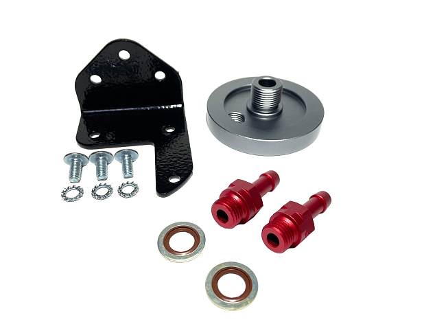 картинка Кронштейн-база выносного фильтра АКПП  F01, M20/8 мм магазин  StreetTuning 