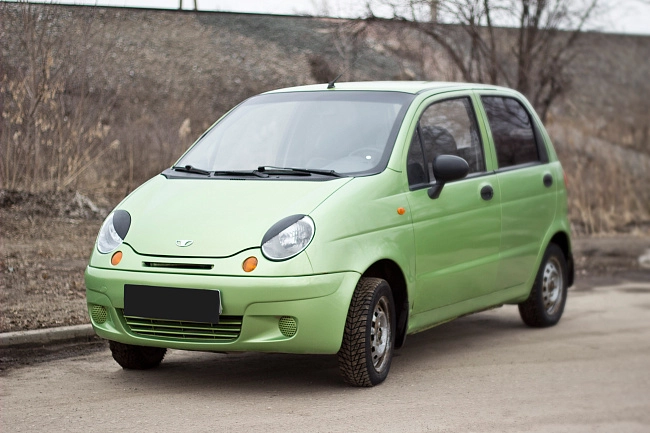 картинка Daewoo  Matiz 2000—н.в. Накладки на передние фары (реснички) компл.-2 шт. магазин  StreetTuning 