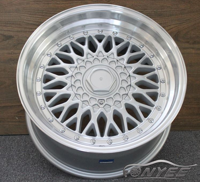 картинка Новые диски BBS RS R14 4X100/114,3 ET30 J6,5 серебро + полированная полка магазин  StreetTuning 