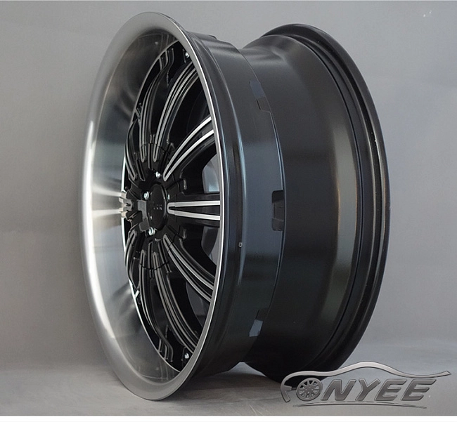 картинка Новые диски STARR 236 R20 6х130 ET30 J8,5 черный глянец + полированная полка магазин  StreetTuning 