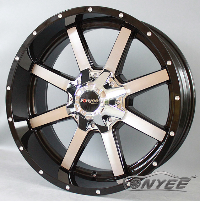 картинка Новые диски ESM 015 R15 4x100 ET25 J8 черный глянец магазин  StreetTuning 
