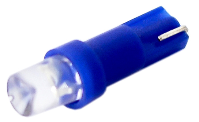 картинка Светодиодная лампа Т5, синего цвета магазин  StreetTuning 