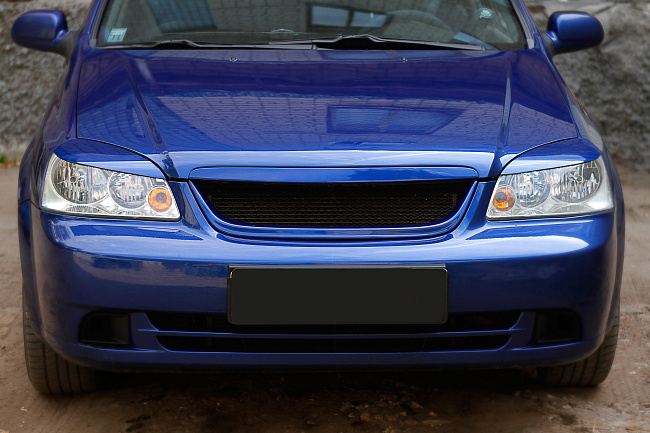 картинка Сhevrolet Lacetti(седан) 2004—2013 Накладки на передние фары (реснички) компл.-2 шт. магазин  StreetTuning 