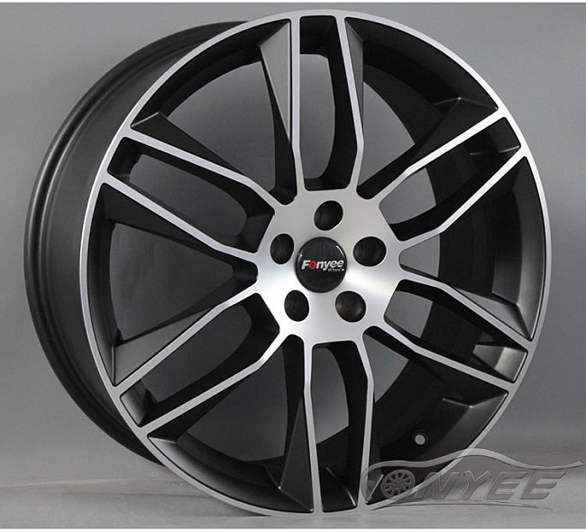 картинка Новые диски Jaguar F Type R20 5X108 ET40 J9,5 черный мат + серебро магазин  StreetTuning 