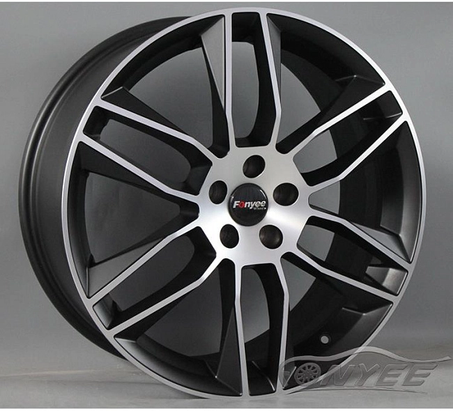 картинка Новые диски Jaguar F Type R20 5X108 ET40 J9,5 черный мат + серебро магазин  StreetTuning 