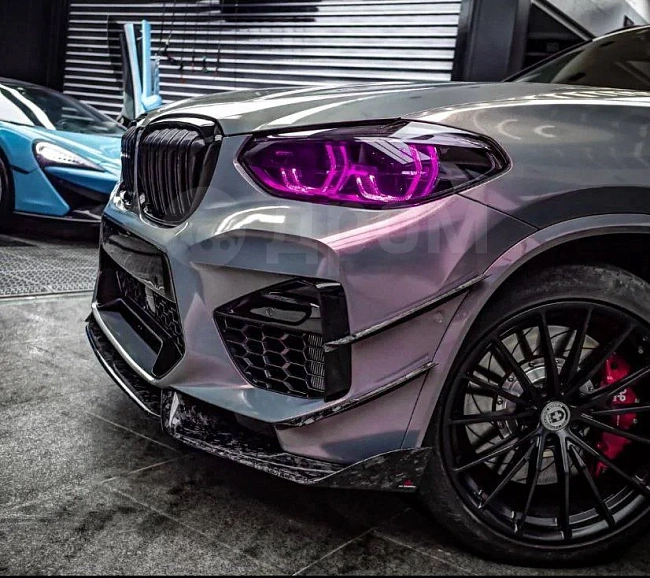 картинка Канарды на передний бампер для BMW X3M/C X4M/C F97 F98 магазин  StreetTuning 