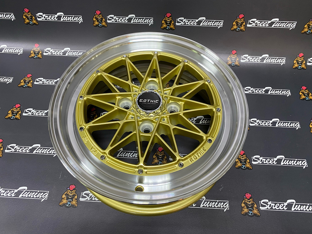 картинка Новые диски Work Equip R14 J5 ET15 4x100 Gold + Silver от магазина  StreetTuning