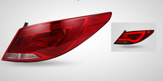 картинка Задние LED фары для HYUNDAI ACCENT / VERNA / SOLARIES 2010-2013 магазин  StreetTuning 