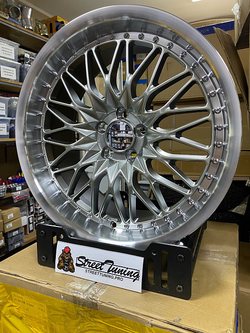 картинка Новые диски VS Work SPL F051 R18 J8.5 ET35 5X100 Hyper Blackолотые магазин  StreetTuning 