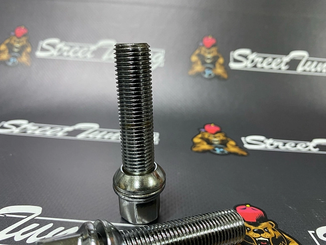 картинка Колесный болт Starleks M14x1.5 высота 50 мм, вращающаяся сфера, кл. 17 магазин  StreetTuning 