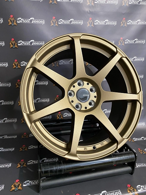 картинка Новые диски Work Emotion T7R R17 J8 ET35 5x100 Satin Bronze магазин  StreetTuning 