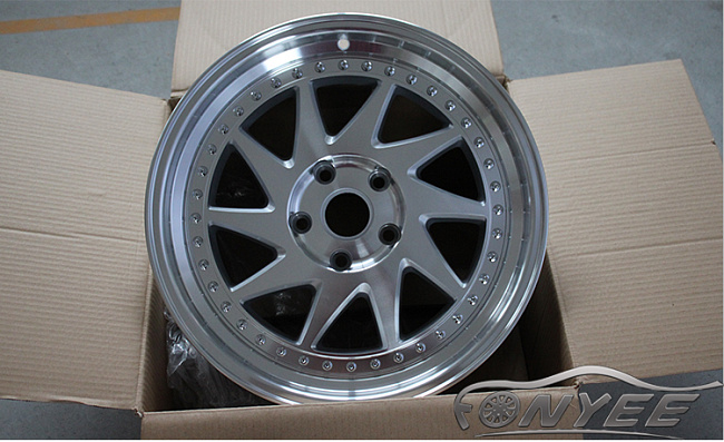 картинка Новые диски Zedd SLT R19 5X120 ET25 J9,5 серебро + полированя полка магазин  StreetTuning 